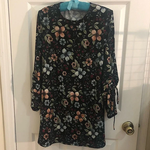 mango ruched floral dress Mango - Ruched floral-print dress